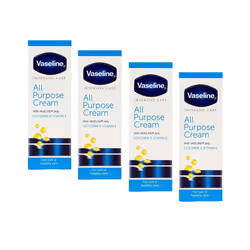Vaseline Intensive Care All Purpose Cream Cracked Skin Relief 4Pack 141 FL Oz Each 4 Tubes