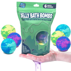 Tub Works Jelly Bath Slime Bombs  6 Pack | Bath Bombs for Kids That Turn Bath Water Into Colorful Jelly Slime | Nontoxic | Unique Kids Bath Bombs with