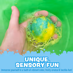 Tub Works Jelly Bath Slime Bombs  6 Pack | Bath Bombs for Kids That Turn Bath Water Into Colorful Jelly Slime | Nontoxic | Unique Kids Bath Bombs with