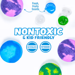 Tub Works Super Goo Bath Slime 'Surprise' Bath Bombs  6 Pack | Kids Bath Bombs with Surprise Inside | Nontoxic | Stretchy  Squishy Bath Slime Soap Sur