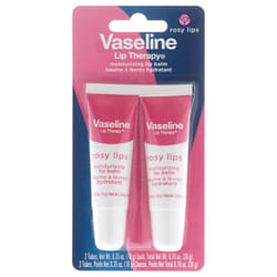 Lip Therapy - Rosy Lips by Vaseline for Women - 2 x 0.35 oz Lip Balm