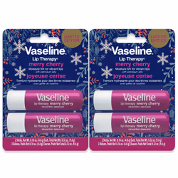 Vaseline Lip Therapy Stick Twin Pack  Merry Cherry Holiday Limited Edition 2Pack