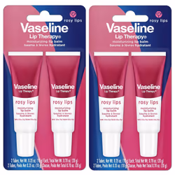 Vaseline Lip Therapy Rosy Lips Moisturizing Lip Balm Twin Pack 2Pack