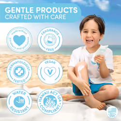 Bliss Baby Sunscreen  Premium SPF 50 Mineral Lotion  Natural Zinc Oxide  Fragrance-Free  Hypoallergenic & Dermatologist Tested  Water-Resistant  Vegan