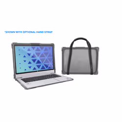 MAXCases Extreme Shell-FL3 Slide Case for HP Fortis G1m Chromebook 11.6" Clamshell (MediaTek Processor) (Grey/Slide-On Top, PC Bottom) - Additional view 5