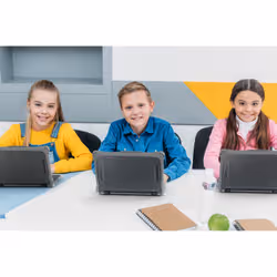 MAXCases Extreme Shell-FL3 Slide Case for HP Fortis G1m Chromebook 11.6" Clamshell (MediaTek Processor) (Grey/Slide-On Top, PC Bottom) - Additional view 8