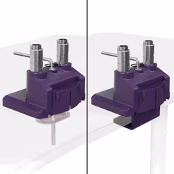 Arozzi AZ-ALZARE-NEO-DUO-PP monitor mount / stand 81.3 cm (32") Desk Purple - Additional view 4
