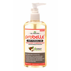 Probelle Antifungal Soap from Pure Coconut Oil with Antimicrobial Protection. Aids Skin Areas Affected 9.5 oz/ 280 mL