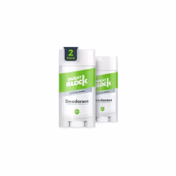 SweatBlock [AM] Deodorant Antiperspirant for Men & Women - Daily Sweat & Odor Protection - Easy, Clean, Smooth Glide - Dermat ...