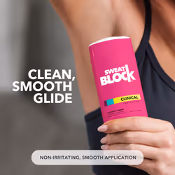 SweatBlock Deodorant Antiperspirant for Women | Clinical 48 Hour Sweat & Odor Protection  Coconut & Vanilla (2 Pack)