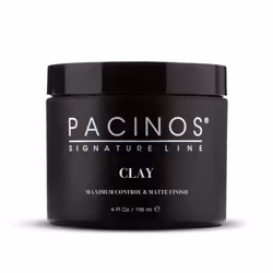 Pacinos Signature Line Clay Hair Paste - Long Lasting Styling Wax with Firm Hold for All Hair Styles 4 Oz