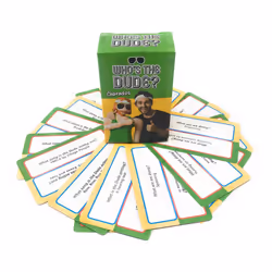 Identity Games Who's The Dude Charades Game - Use The Life Size Inflat