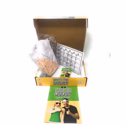 Identity Games Who's The Dude Charades Game - Use The Life Size Inflat
