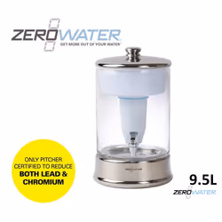 ZeroWater 40-Cup / 9.5L Glass Water Filter Dispenser