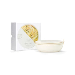 W&P Design Porter Bowl Lunch container 1 L Ceramic, Plastic, Silicone Cream 1 pc(s)