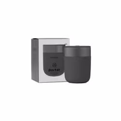 W&P Design Porter, Anthracite, Ceramic, Plastic, Silicone, 444 ml, 7.6 cm, 112 mm, 454 g