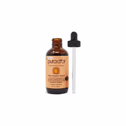 PURA D'OR 20% Vitamin C Serum Premium Professional Grade (4oz / 118mL) for Face & Eyes Most Complete Formula Hyaluronic Acid, ...