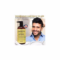 PURA DOR Biotin Deep Moisturizing Conditioner Thickens, Softens, Smooths, & Moisturizes - For Dry, Frizzy, Dam