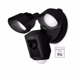 Ring Floodlight Cam, IP security camera, Outdoor, Wireless, Ceiling/wall, Black, Box