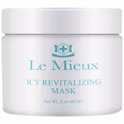 Le Mieux Icy Revitalizing Mask - Cooling Soothing Clay Face Mask with French Green Clay & Amazon White Clay Facial Mask for ...