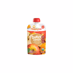 Happy Baby HappyTot Superfoods Stage 4 Organic Toddler Food Apples & Butternut Squash + Super Chia -- 4.22 oz