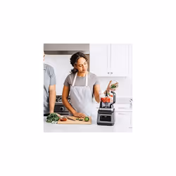 Ninja 3-in-1 Food Processor and Blender with Auto-iQ [BN800UK] 1200W, 1.8 L Bowl, 2.1L Jug, 0.7 L Cup, Black/Silver