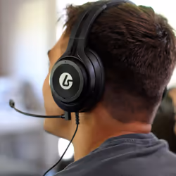 LucidSound LS10P headphones/headset Wired Head-band Gaming Black - Additional view 4