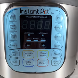 Instant Pot Duo V2 7-in-1 Pressure Cooker 5.7L 1000W Silver/Black