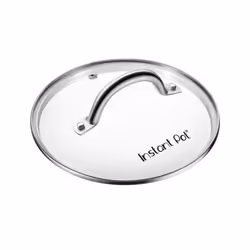 Instant Pot Tempered Glass Lid, 10.2-In, 8-Qt, Cooking Pot Lid, Stainless Steel Handle and Rim, Clear