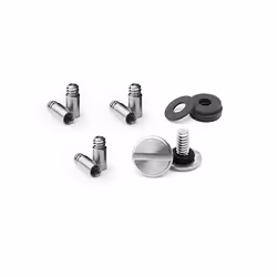 KeySmart KS 072-CLAM, Screw kit, Stainless steel, Plastic, Steel, Flat head, Stainless steel, KeySmart