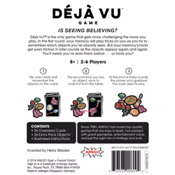 Amigo Déjà Vu Board game Memory