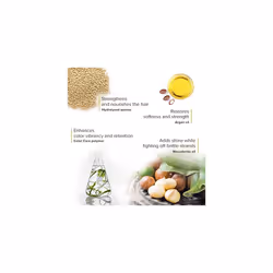 Color Care Shampoo 300ml with Hydrolyzed Quinoa, Macadamia Oil, Argan Oil for Color Retention, Shine, and Strength