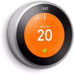 Google Nest Learning Thermostat 3rd Generation Stainless Steel