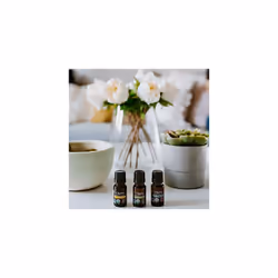 Cliganic Organic Essential Oils Set (Top 5) - 100% Pure Natural - Aromatherapy  Candle Making - Peppermint  Lavender  Eucalyptus  Lemongrass & Orange