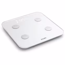 iHealth HS6, Electronic personal scale, 180 kg, White, kg, Rectangle, AAA