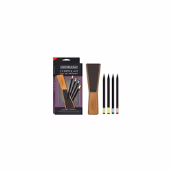 Starter Kit with 4 Charcoal and One Stone for Sanding Coal NO