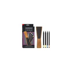 Starter Kit with 4 Charcoal and One Stone for Sanding Coal NO