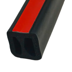 ESI Front Rail Seal XL 5 1/2' EPDM Rubber for Truck Caps-Fills a Height Gap from .488 to 1