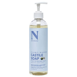 Dr. Natural Castile Liquid Soap - Peppermint for Unisex 16 oz Soap