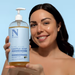 Dr. Natural Castile Liquid Soap -Peppermint for Unisex 32 oz Soap