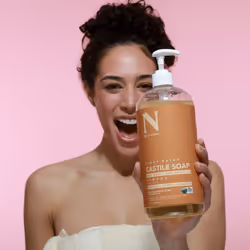Dr. Natural Castile Liquid Soap - Almond for Unisex 32 oz Soap