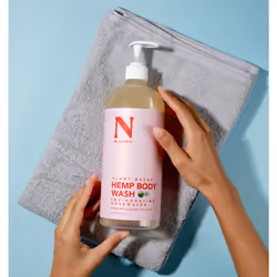 Dr. Natural Body Wash - Hemp with Rose for Unisex 32 oz Body Wash