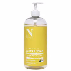 Dr. Natural Castile Liquid Soap - Unscented Baby Mild for Unisex 32 oz Soap