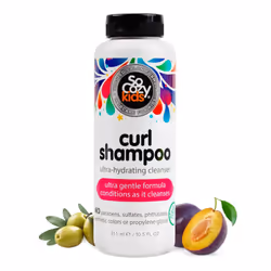 SoCozy Curl Shampoo For Kids Hair UltraHydrating Cleanser No Parabens Sulfates Synthetic Colors or Dyes SweetCrme 105 Fl O ...