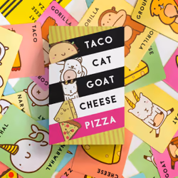 Dolphin Hat Games Taco Cat Goat Cheese Pizza PREMIUM box