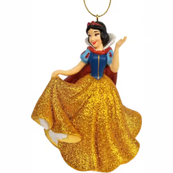 Snow White - in Golden Dress (Princess) Figurine Holiday Christmas Tre