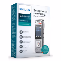 Philips DVT4115 Digital Voice Tracer Flash card Chrome, Silver - Additional view 8