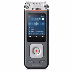 Philips VoiceTracer, 50 - 20000 Hz, Black, Grey, Windows 11/10/8/7, macOS, Linux, 130 x 130 x 18 mm, 108 g