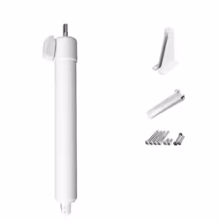 Touch 'n Hold Smooth - Heavy Duty Door Closer System (White)