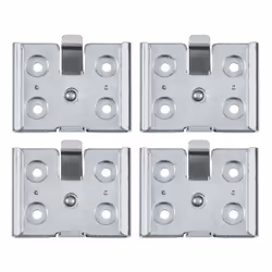 Reliable Hardware Company RH-9007-4-A Caster Plate Set  Stainless Steel  4 Count
